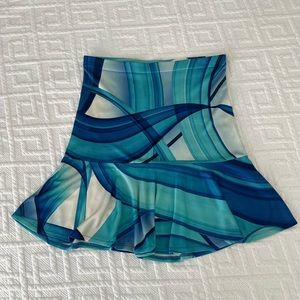 Cavalli inspired stretch silk skirt